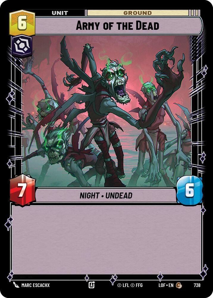 Army of the Dead (Foil) [Legends of the Force] 738