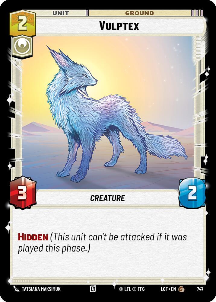 Vulptex (Foil) [Legends of the Force] 747