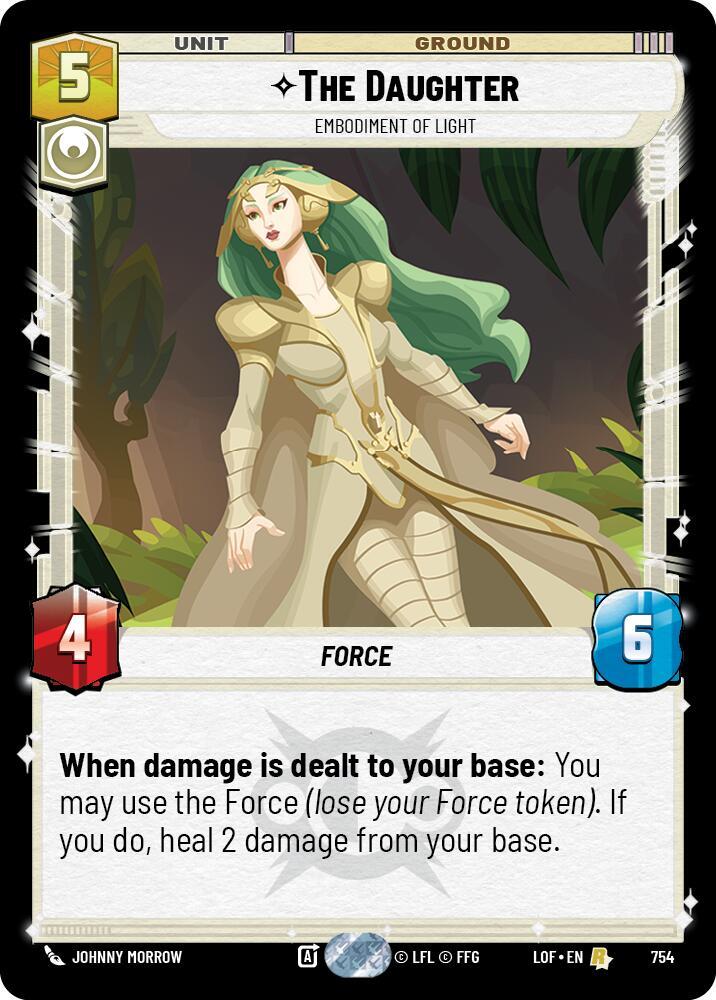 The Daughter - Embodiment of Light (Foil) [Legends of the Force] 754