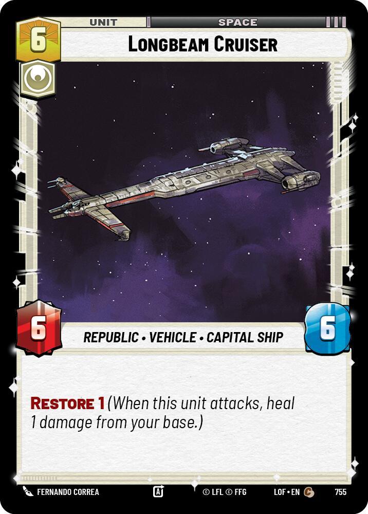 Longbeam Cruiser (Foil) [Legends of the Force] 755