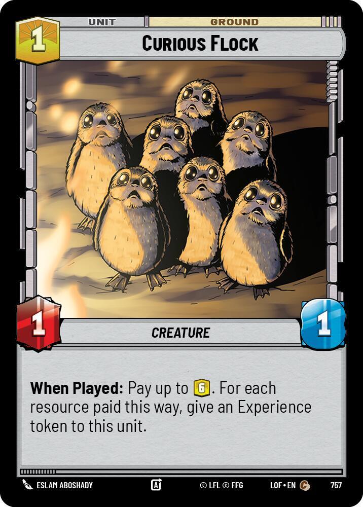 Curious Flock (Foil) [Legends of the Force] 757