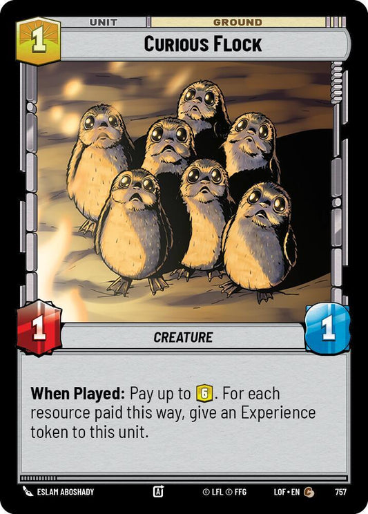 Curious Flock (Foil) [Legends of the Force] 757