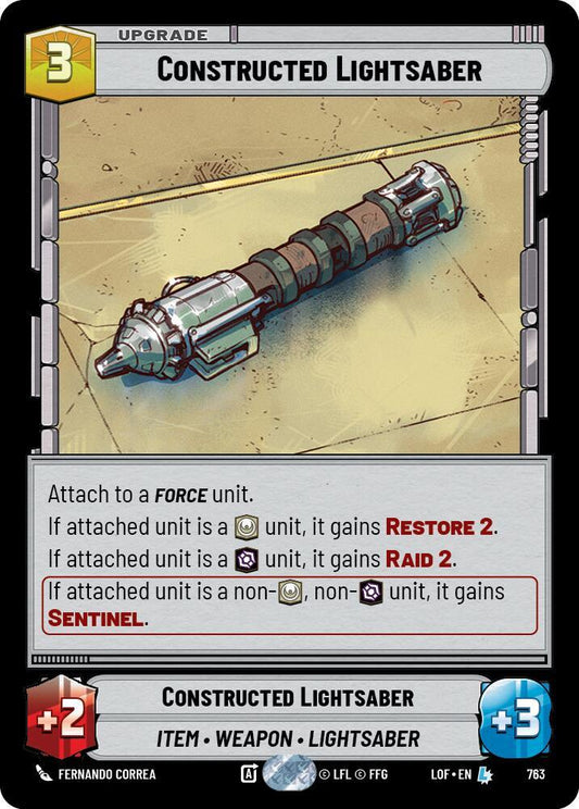 Constructed Lightsaber (Foil) [Legends of the Force] 763