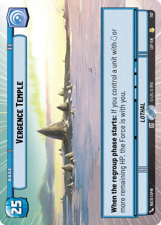 Vergence Temple (Hyperspace Foil) [Legends of the Force] 767