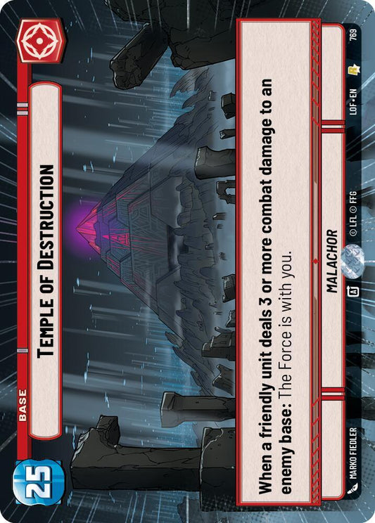 Temple of Destruction (Hyperspace Foil) [Legends of the Force] 769