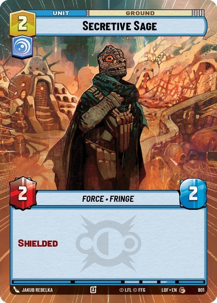 Secretive Sage (Hyperspace Foil) [Legends of the Force] 801