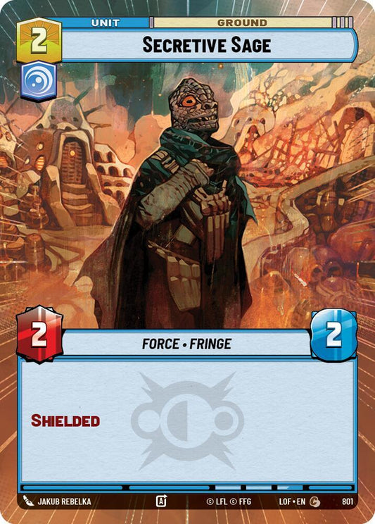 Secretive Sage (Hyperspace Foil) [Legends of the Force] 801