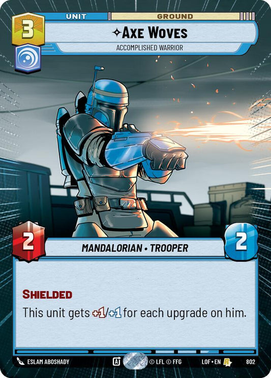 Axe Woves - Accomplished Warrior (Hyperspace Foil) [Legends of the Force] 802