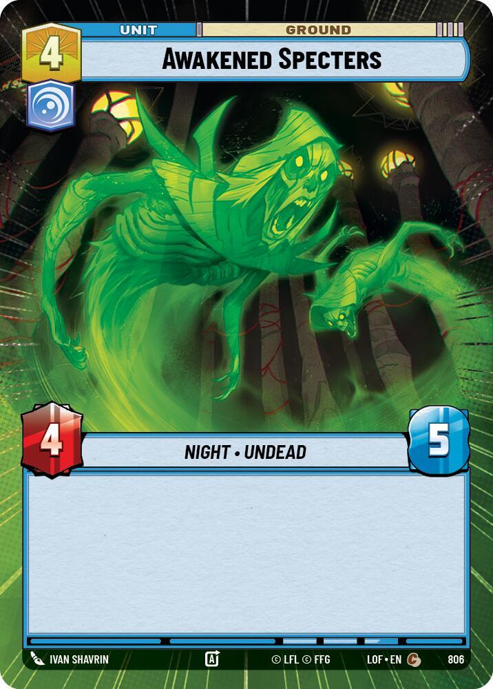 Awakened Specters (Hyperspace Foil) [Legends of the Force] 806