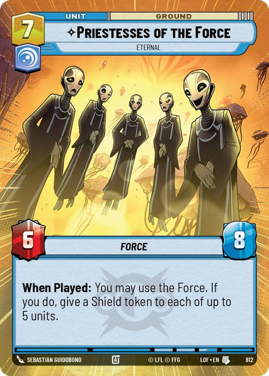 Priestesses of the Force - Eternal (Hyperspace Foil) [Legends of the Force] 812
