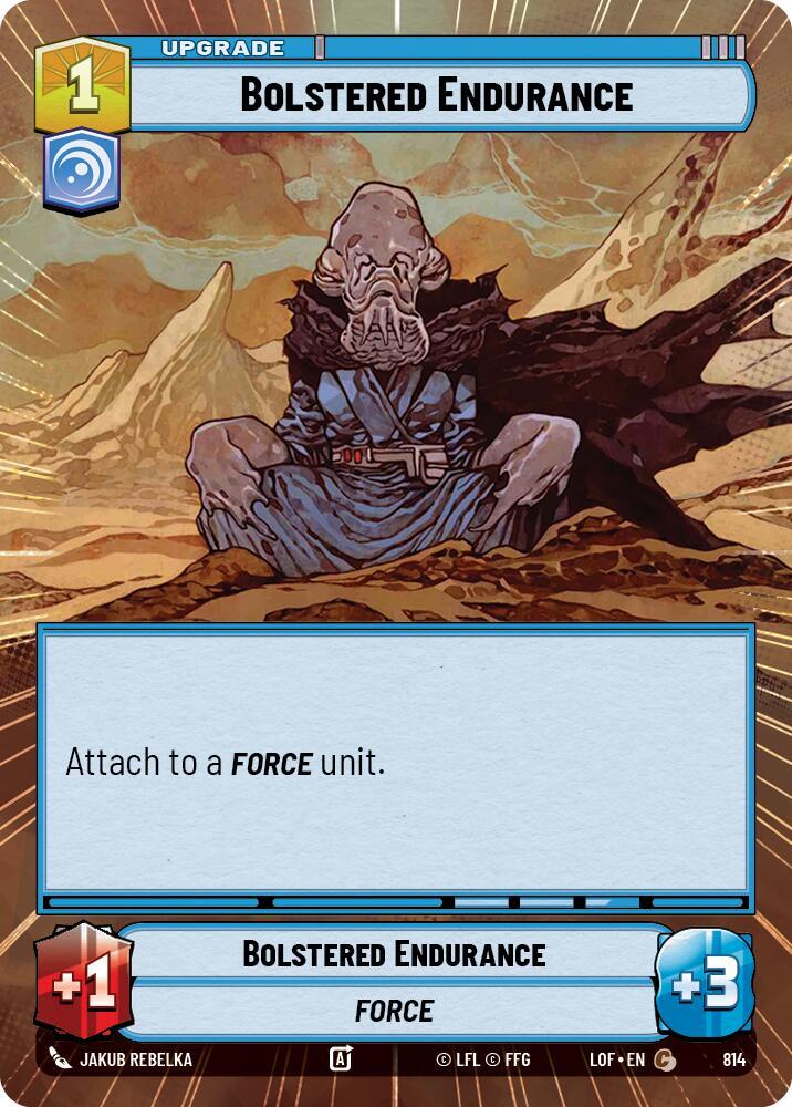 Bolstered Endurance (Hyperspace Foil) [Legends of the Force] 814