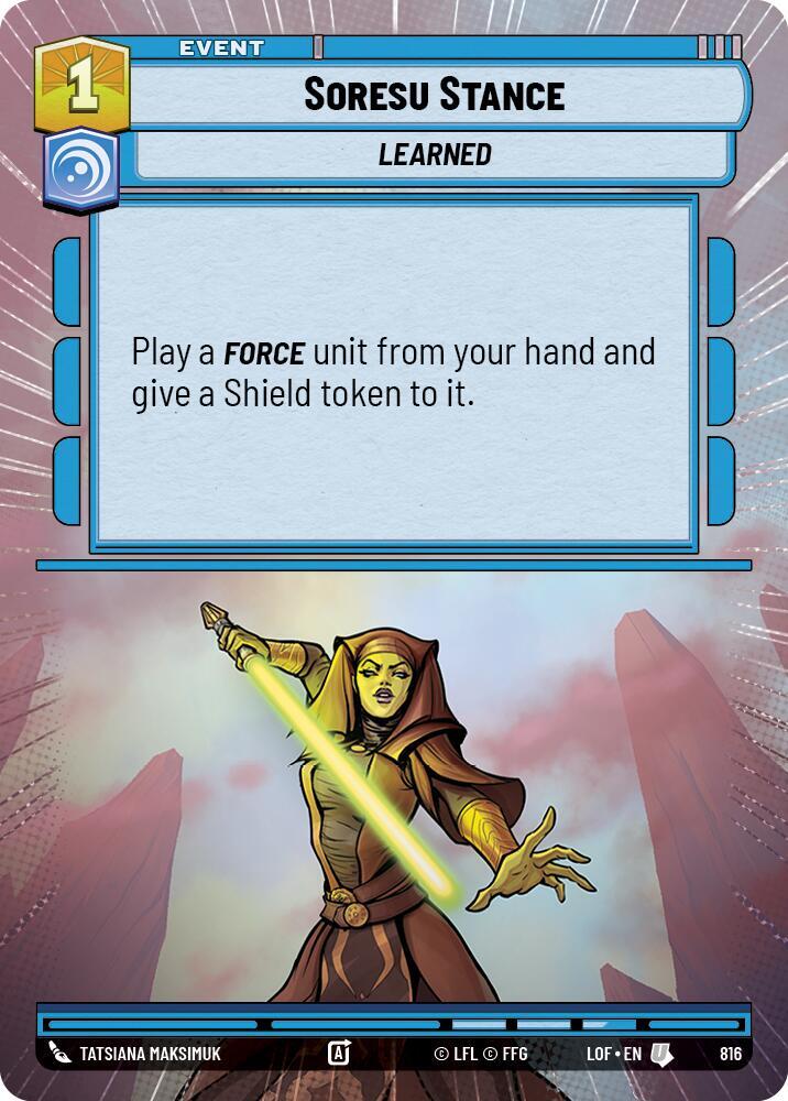 Soresu Stance (Hyperspace Foil) [Legends of the Force] 816
