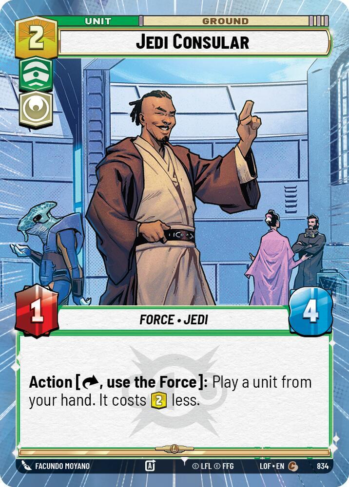 Jedi Consular (Hyperspace Foil) [Legends of the Force] 834