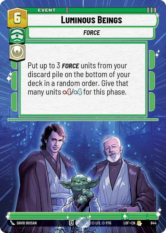 Luminous Beings (Hyperspace Foil) [Legends of the Force] 844