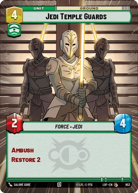 Jedi Temple Guards (Hyperspace Foil) [Legends of the Force] 853