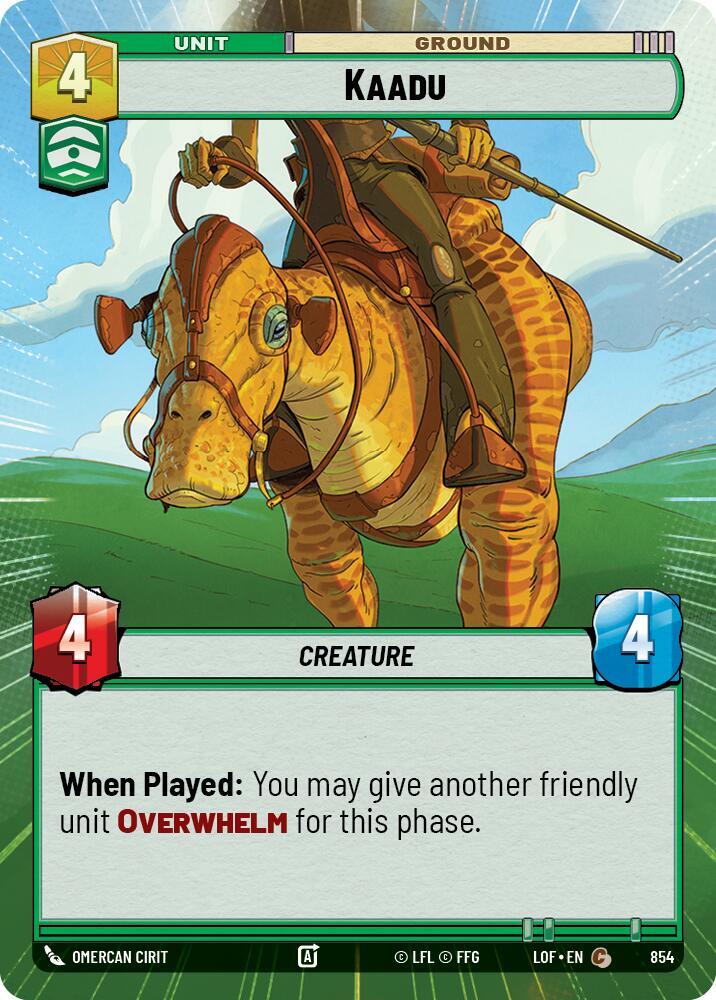 Kaadu (Hyperspace Foil) [Legends of the Force] 854