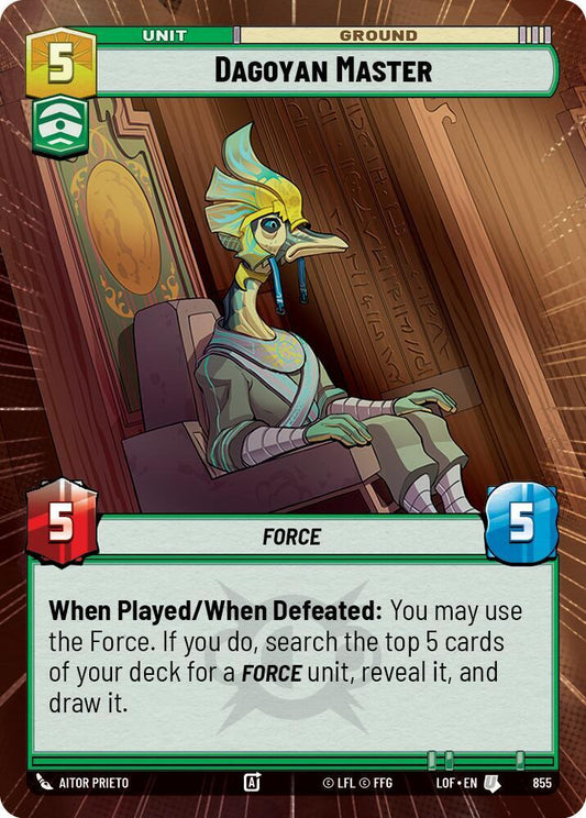 Dagoyan Master (Hyperspace Foil) [Legends of the Force] 855