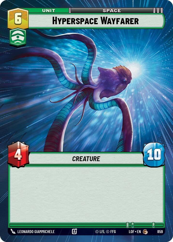 Hyperspace Wayfarer (Hyperspace Foil) [Legends of the Force] 859
