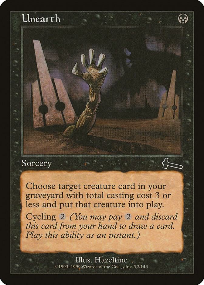 Unearth [Urza's Legacy] 72