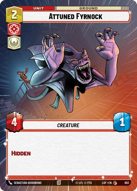 Attuned Fyrnock (Hyperspace Foil) [Legends of the Force] 883