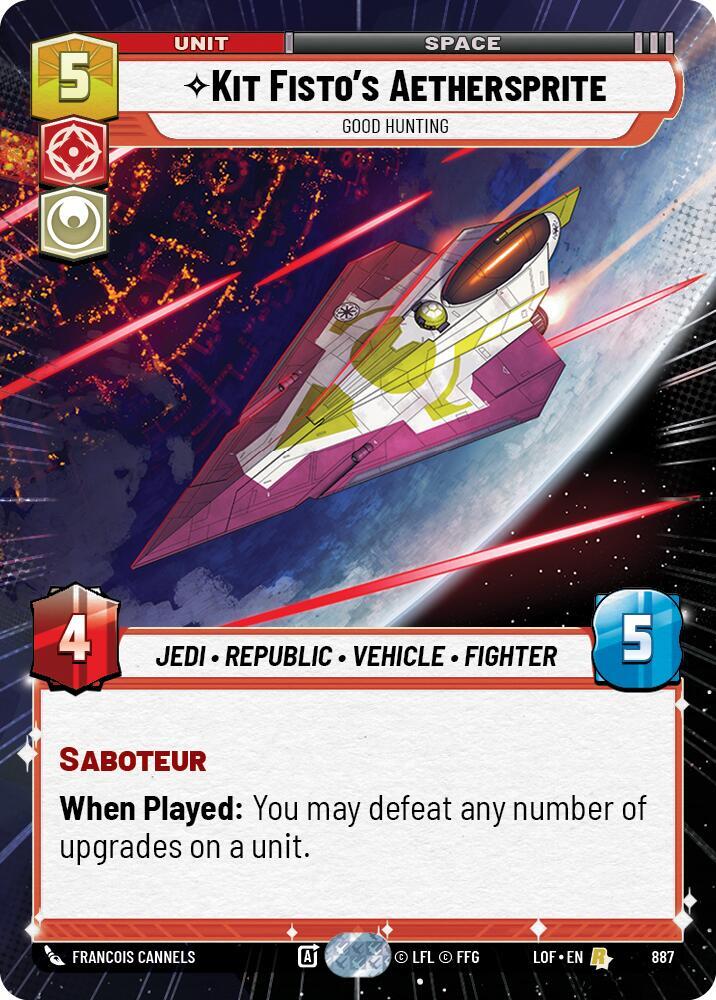 Kit Fisto's Aethersprite - Good Hunting (Hyperspace Foil) [Legends of the Force] 887