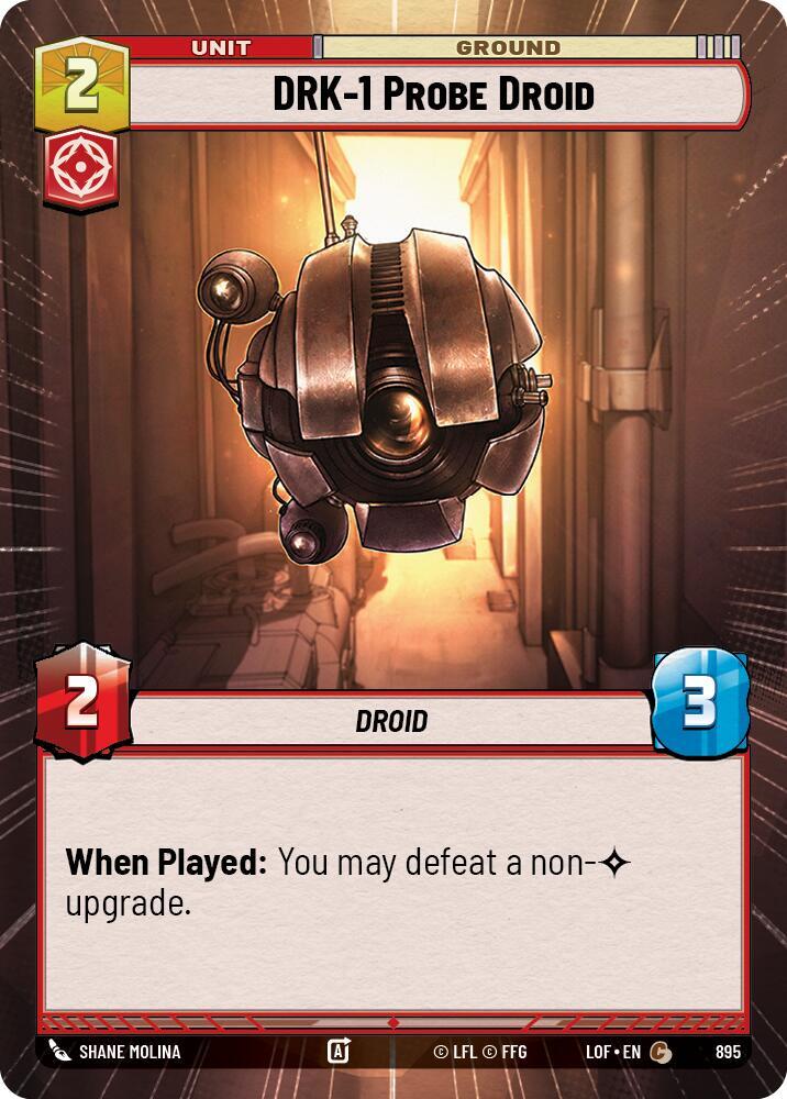 DRK-1 Probe Droid (Hyperspace Foil) [Legends of the Force] 895