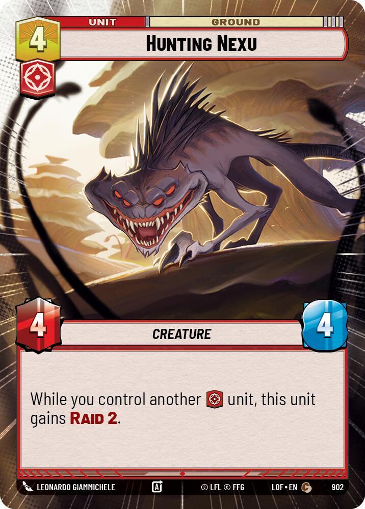 Hunting Nexu (Hyperspace Foil) [Legends of the Force] 902