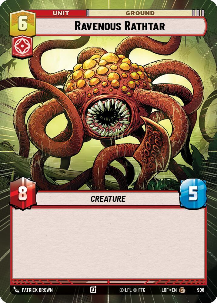 Ravenous Rathtar (Hyperspace Foil) [Legends of the Force] 908