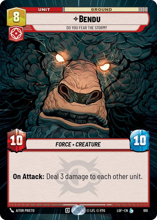 Bendu - Do You Fear the Storm? (Hyperspace Foil) [Legends of the Force] 910
