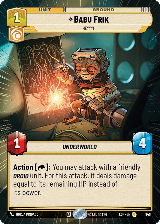 Babu Frik - Heyyy! (Hyperspace Foil) [Legends of the Force] 946