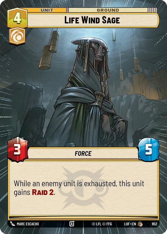 Life Wind Sage (Hyperspace Foil) [Legends of the Force] 952