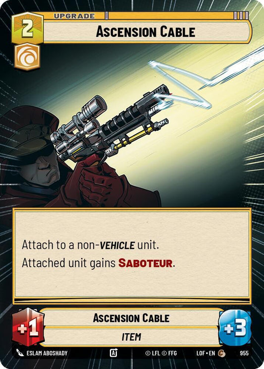 Ascension Cable (Hyperspace Foil) [Legends of the Force] 955