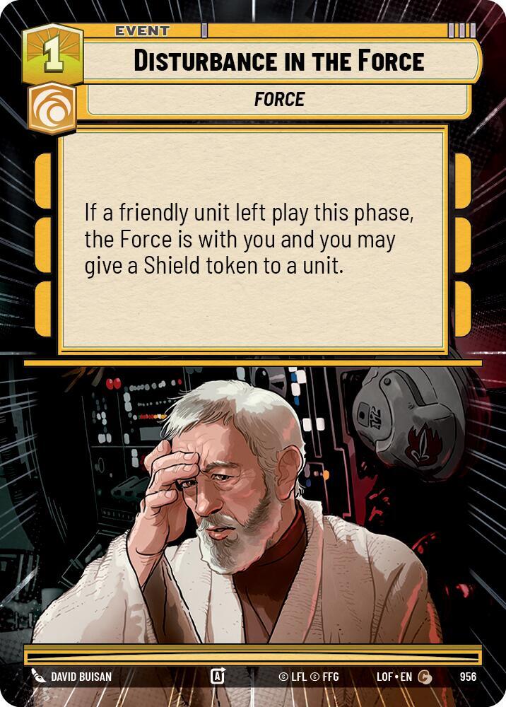 Disturbance in the Force (Hyperspace Foil) [Legends of the Force] 956