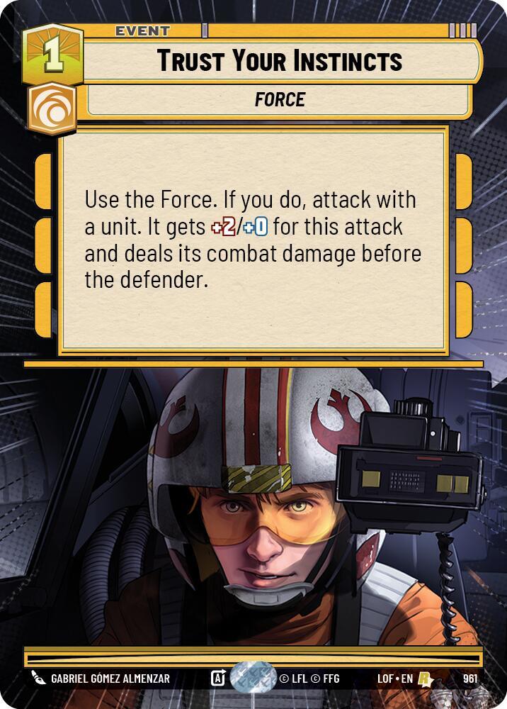 Trust Your Instincts (Hyperspace Foil) [Legends of the Force] 961
