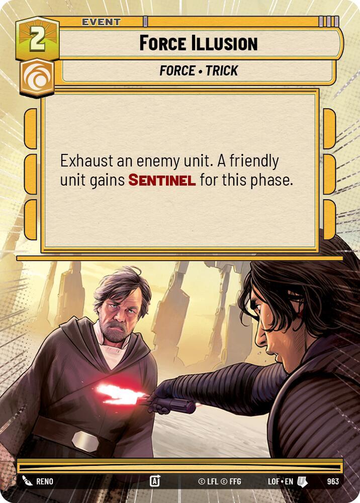 Force Illusion (Hyperspace Foil) [Legends of the Force] 963