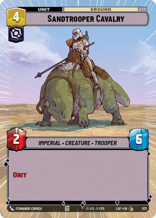 Sandtrooper Cavalry (Hyperspace Foil) [Legends of the Force] 972