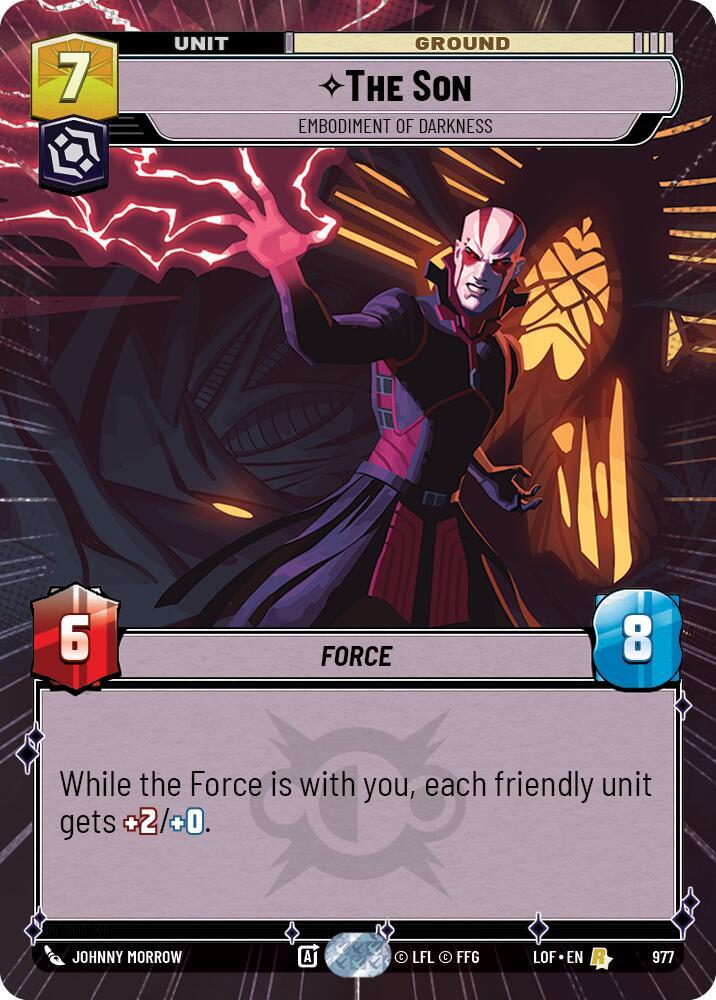 The Son - Embodiment of Darkness (Hyperspace Foil) [Legends of the Force] 977