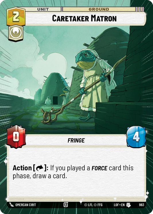 Caretaker Matron (Hyperspace Foil) [Legends of the Force] 983