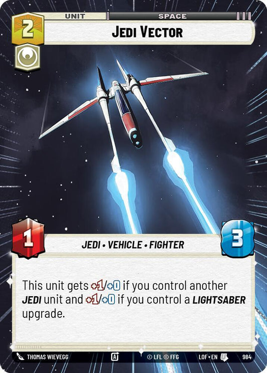 Jedi Vector (Hyperspace Foil) [Legends of the Force] 984