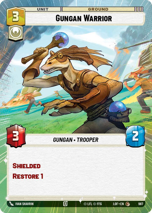 Gungan Warrior (Hyperspace Foil) [Legends of the Force] 987