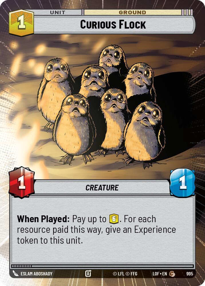 Curious Flock (Hyperspace Foil) [Legends of the Force] 995