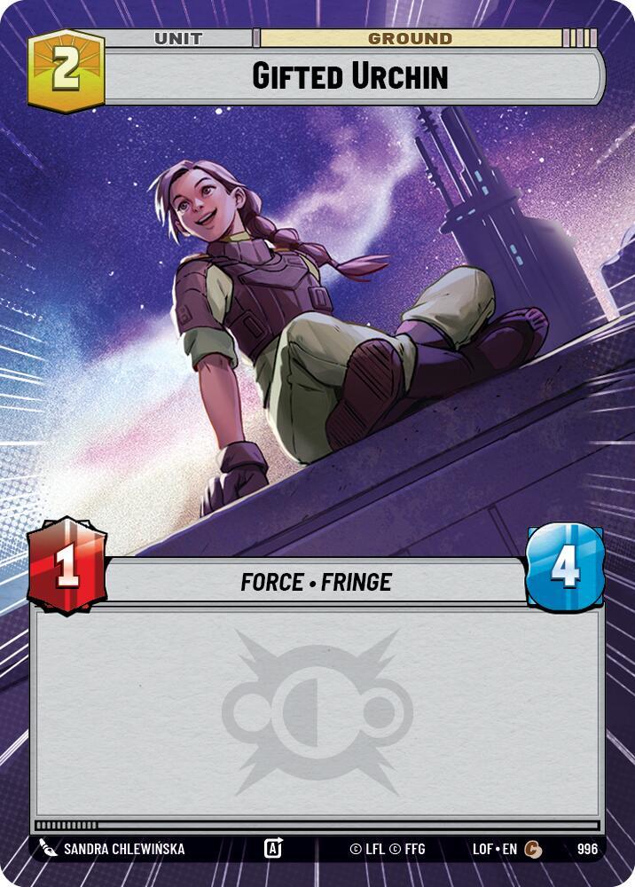 Gifted Urchin (Hyperspace Foil) [Legends of the Force] 996