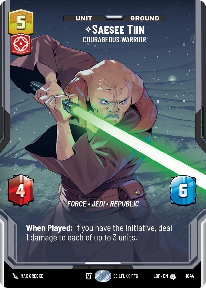 Saesee Tiin - Courageous Warrior (Prestige) [Legends of the Force] 1044