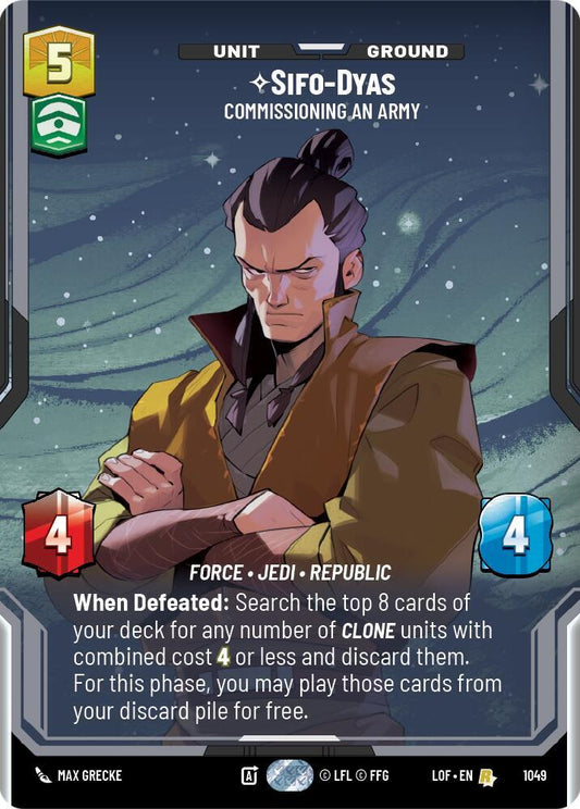 Sifo-Dyas - Commissioning An Army (Prestige) [Legends of the Force] 1049