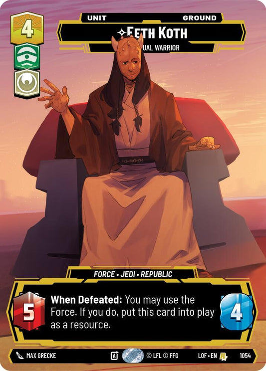 Eeth Koth - Spiritual Warrior (Prestige) [Legends of the Force] 1054