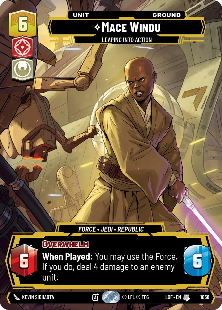 Mace Windu - Leaping into Action (Prestige) [Legends of the Force] 1056