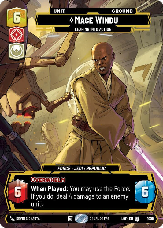 Mace Windu - Leaping into Action (Prestige) [Legends of the Force] 1056