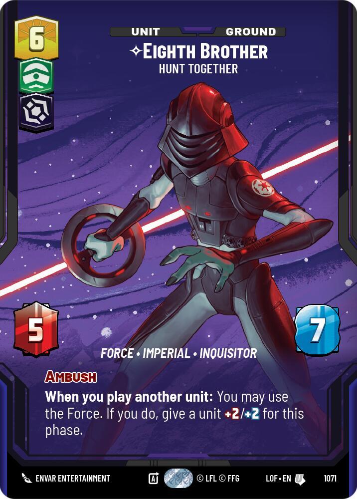 Eighth Brother - Hunt Together (Prestige Foil) [Legends of the Force] 1071