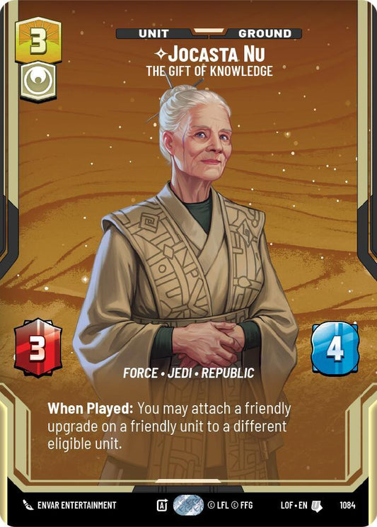 Jocasta Nu - The Gift of Knowledge (Prestige Foil) [Legends of the Force] 1084
