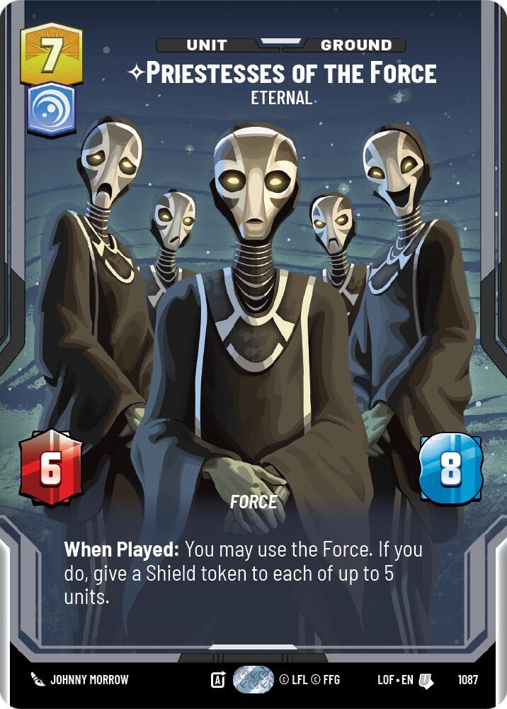 Priestesses of the Force - Eternal (Prestige Foil) [Legends of the Force] 1087